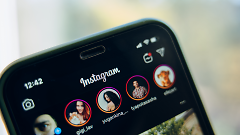 Startseite der Instagram-App auf einem Smartphone